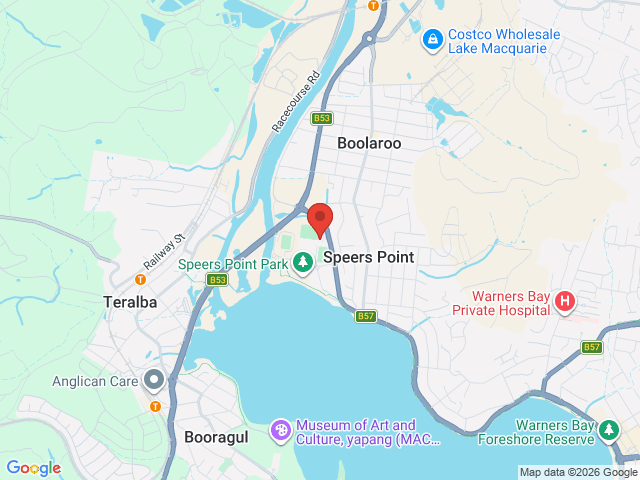 Map showing event location