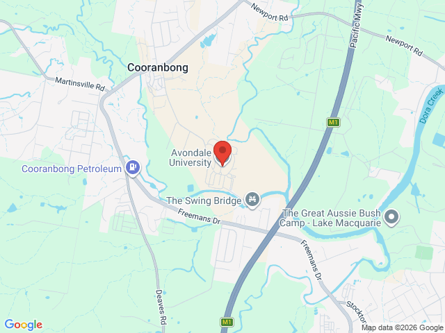 Map showing event location