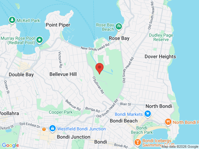 Map showing event location
