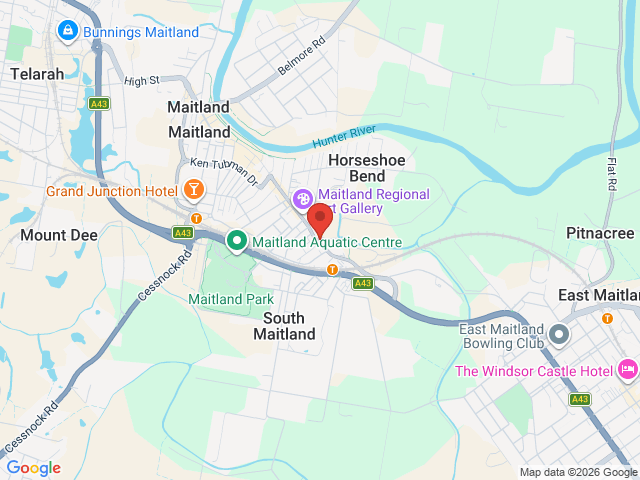 Map showing event location