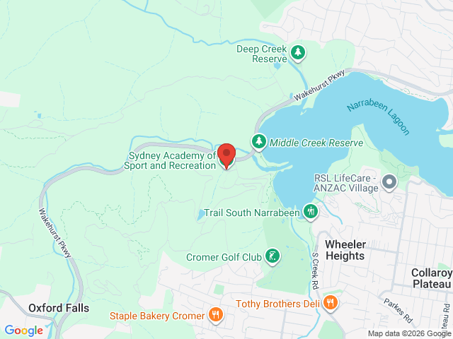 Map showing event location