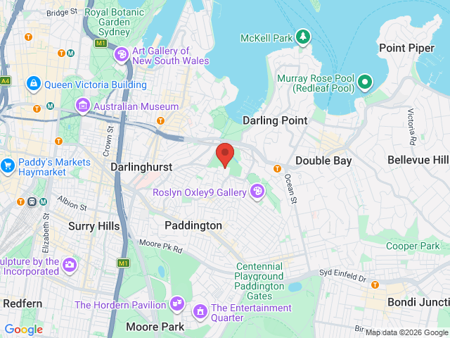 Map showing event location