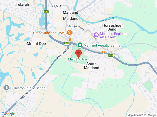 Map showing event location