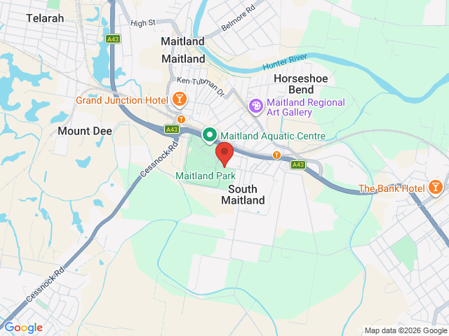 Map showing event location