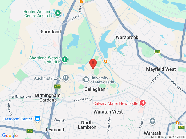 Map showing event location